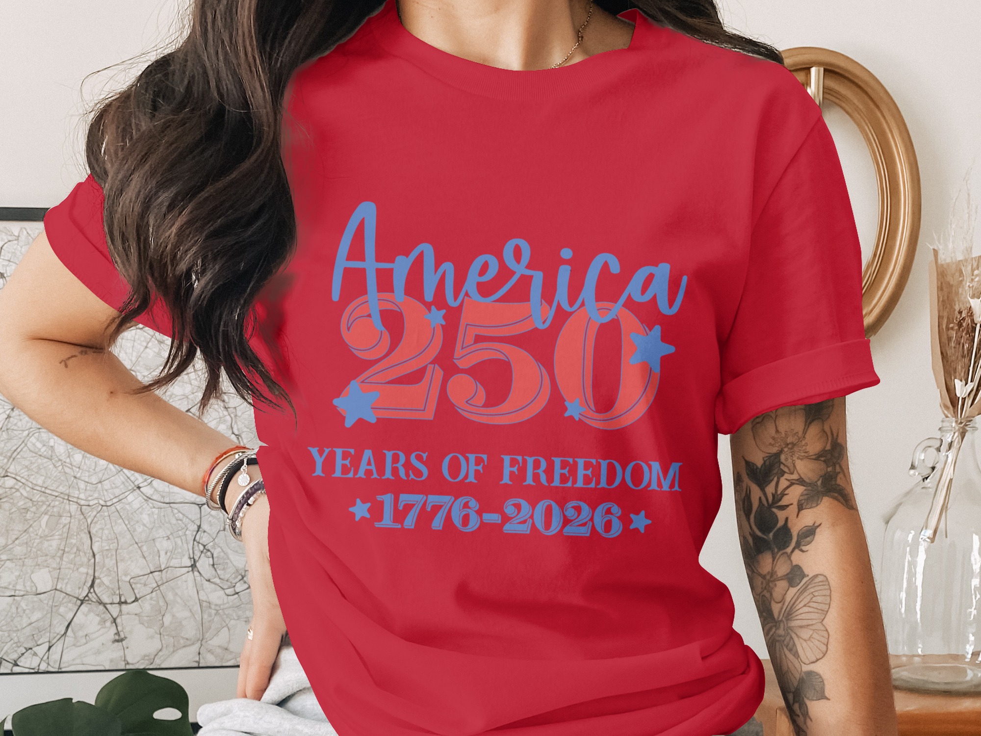 America 250 Years of Freedom Commemorative T-Shirt - Image 2