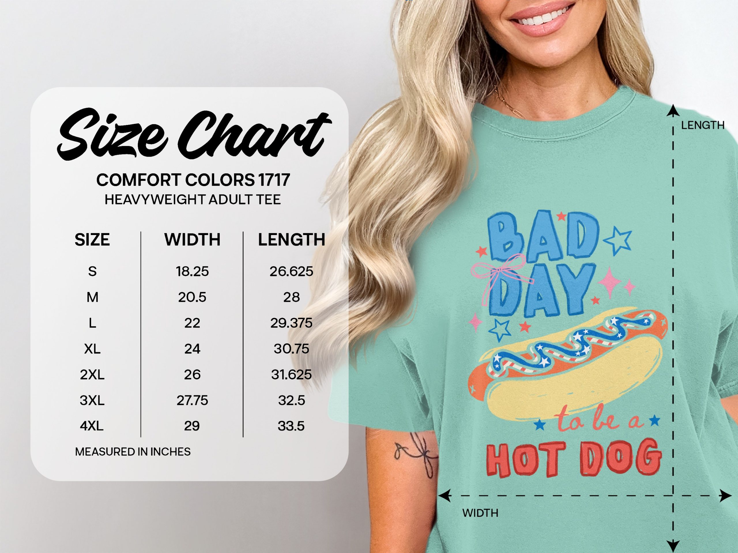 Bad Day To Be A Hot Dog Funny Patriotic T-Shirt, 4th of July Summer BBQ Tee, Humorous Foodie Pun Shirt, Grill Master Gift - Image 6