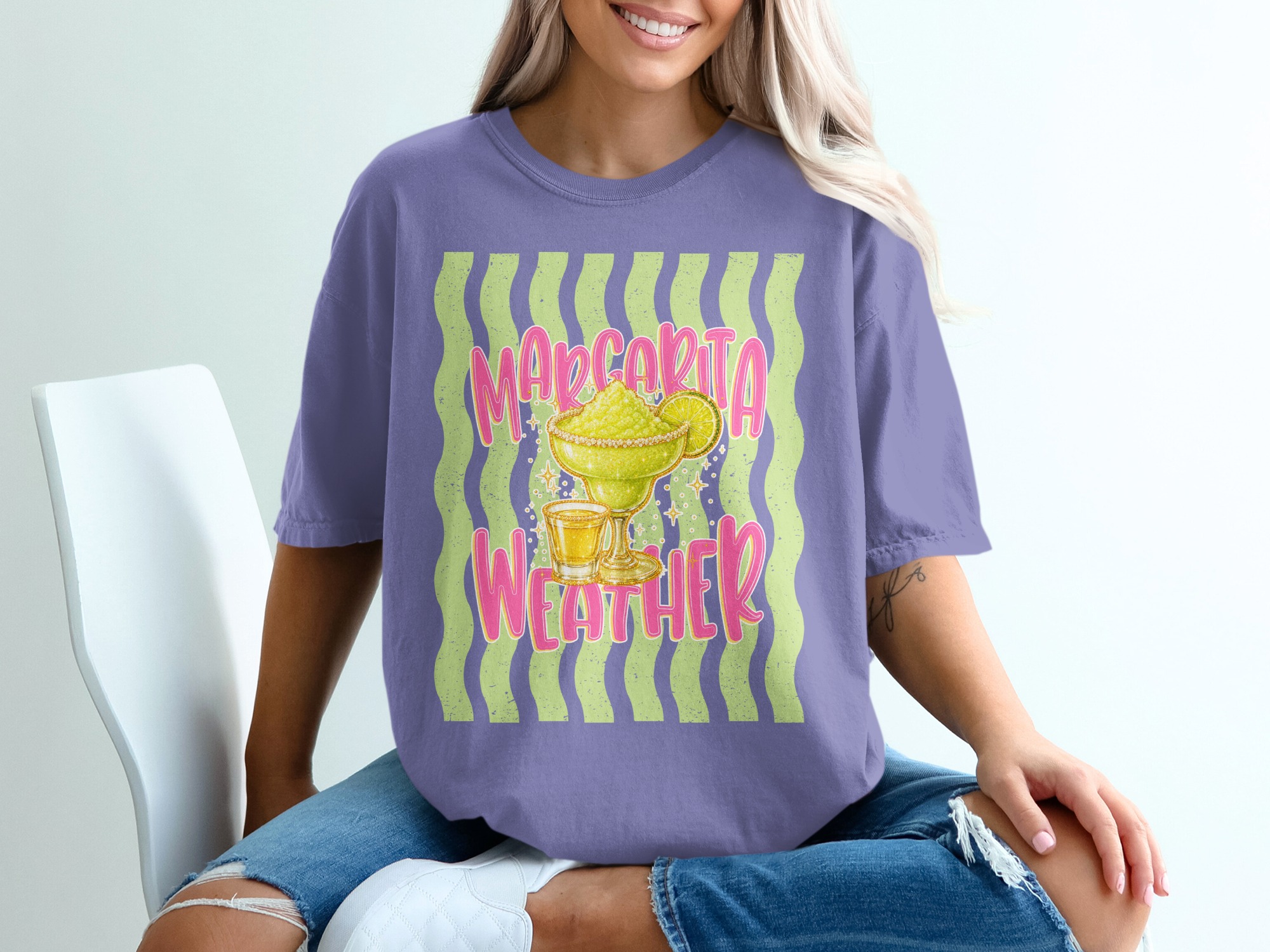 Comfort Colors® Margarita Weather T-Shirt, Summer Party Shirt, Fun Vacation Tee, Bachelorette Gift, Girls Trip Shirt, Drink Lover Top - Image 13