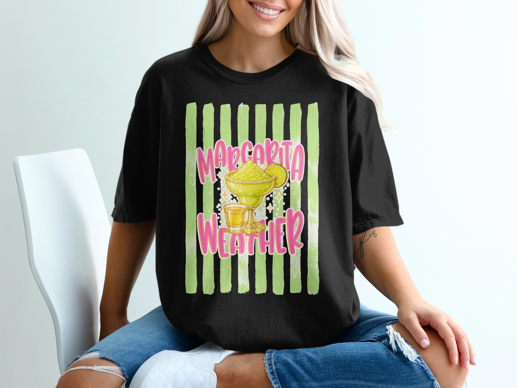 Comfort Colors® Margarita Weather T-Shirt, Fun Summer Drink Tee, Cinco de Mayo Party Shirt, Girls Trip Vacation Top, Beach Lover Gift - Image 6