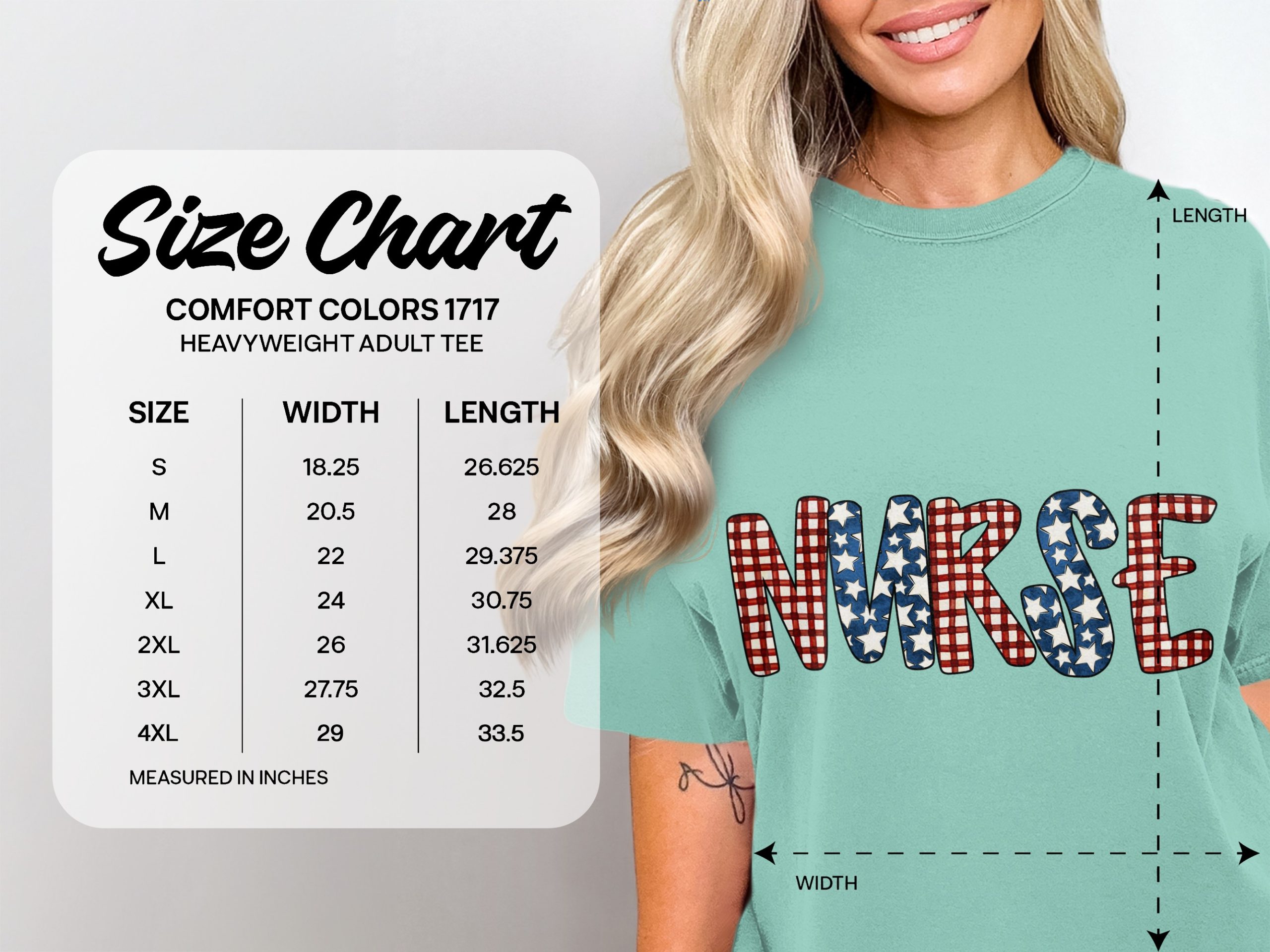 Patriotic Nurse T-Shirt | American Flag RN Shirt for Healthcare Worker | Nurse Appreciation Gift Idea for Medical Professional - Image 6