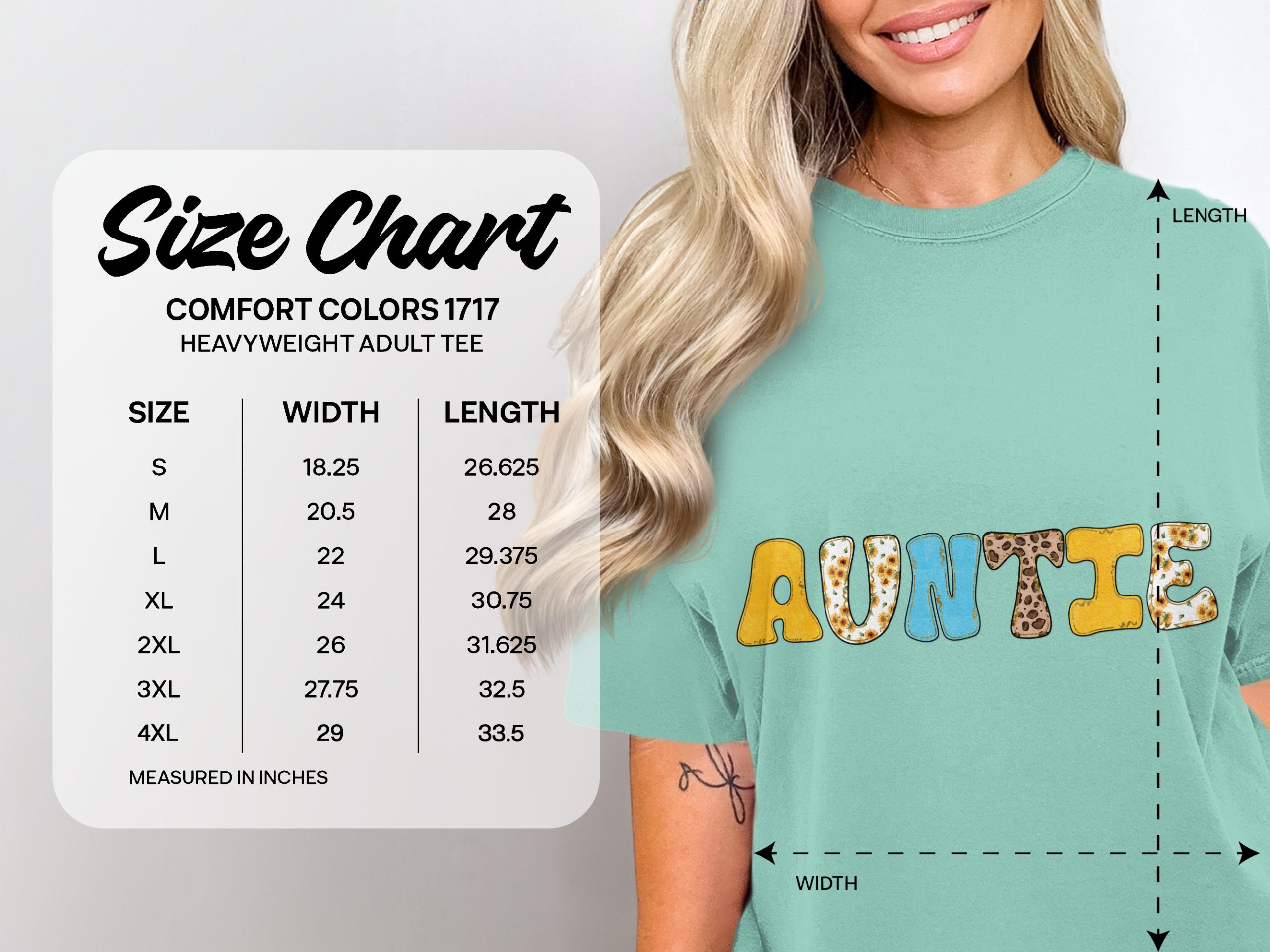 Auntie PNG Sublimation Design, Trendy Sunflower Leopard Print Aunt Gift Digital File, New Aunt Shirt Design, Boho Auntie Reveal - Image 4