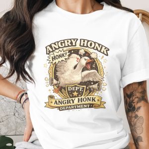 Angry Honk Goose Digital Download PNG File | Funny Honk Dept Design for T-Shirt, Sublimation, Gamer Gift, Meme Fan Art
