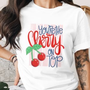 You're The Cherry On Top Digital File, Cute Cherry Love PNG, Sweetheart Gift, Valentines Day Design, Best Friend Download