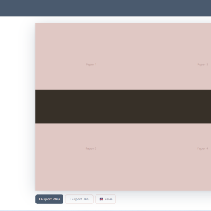 digital paper mockup