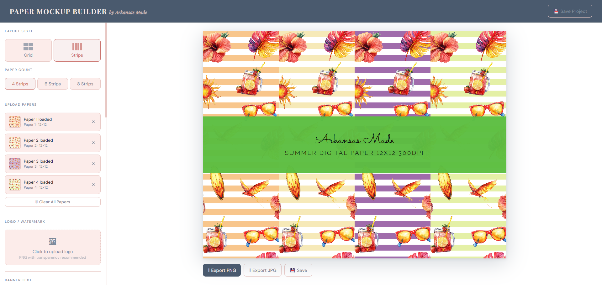 Paper Mockup Builder — Create Professional Digital Paper Listing Images | No Photoshop Needed | Instant Browser Tool for Digital Crafters - Image 17