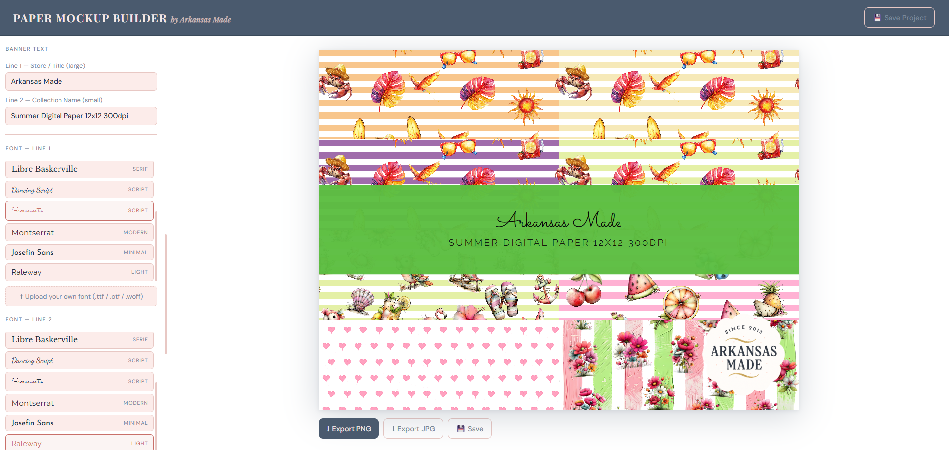 Paper Mockup Builder — Create Professional Digital Paper Listing Images | No Photoshop Needed | Instant Browser Tool for Digital Crafters - Image 12