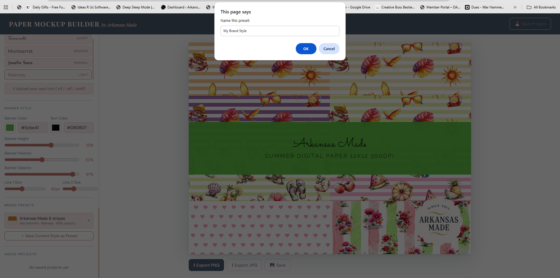 Paper Mockup Builder — Create Professional Digital Paper Listing Images | No Photoshop Needed | Instant Browser Tool for Digital Crafters - Image 10