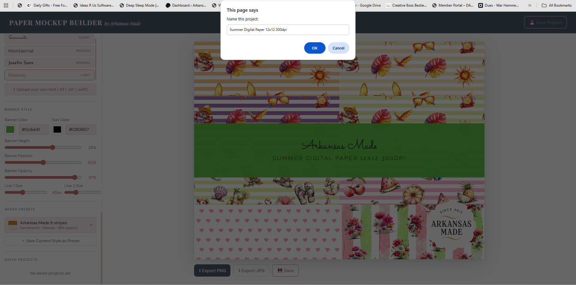 Paper Mockup Builder — Create Professional Digital Paper Listing Images | No Photoshop Needed | Instant Browser Tool for Digital Crafters - Image 8