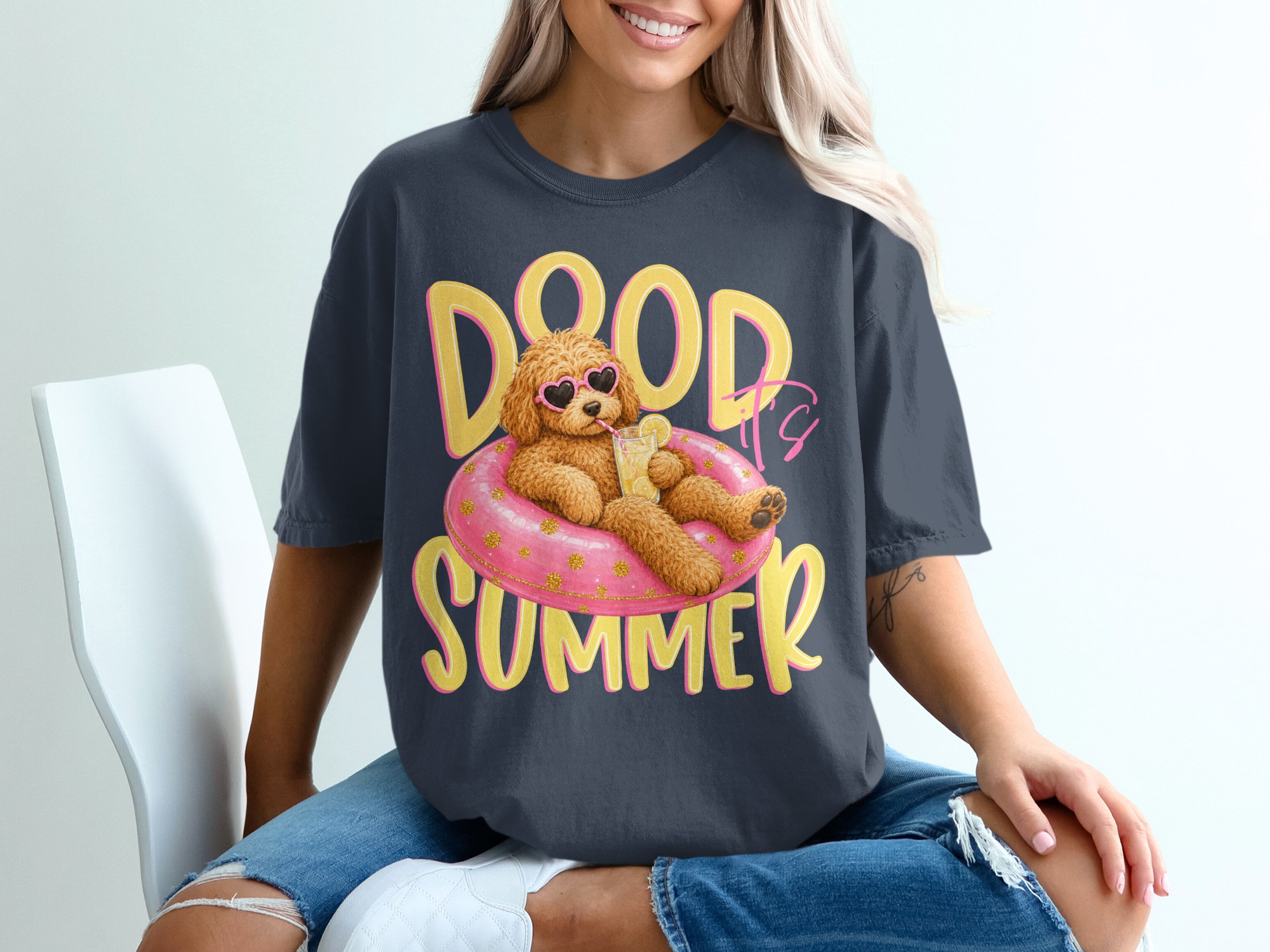 Goldendoodle Summer T-Shirt, Dood It's Summer Tee, Cute Dog Lover Shirt, Labradoodle Mom Gift, Funny Vacation Dog Owner Apparel - Image 12
