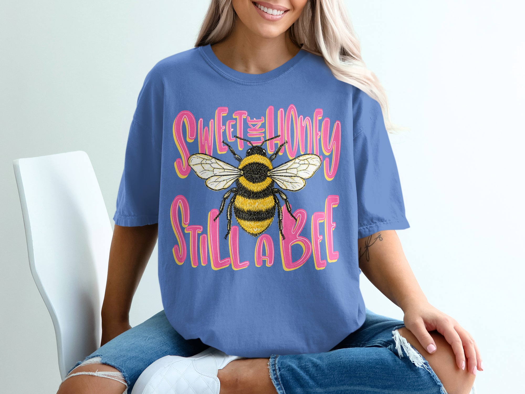 Sweet Like Honey Still A Bee T-Shirt, Sassy Bumblebee Shirt, Funny Bee Lover Tee, Cute Nature Lover Gift for Her, Women's Empowerment Top - Image 20