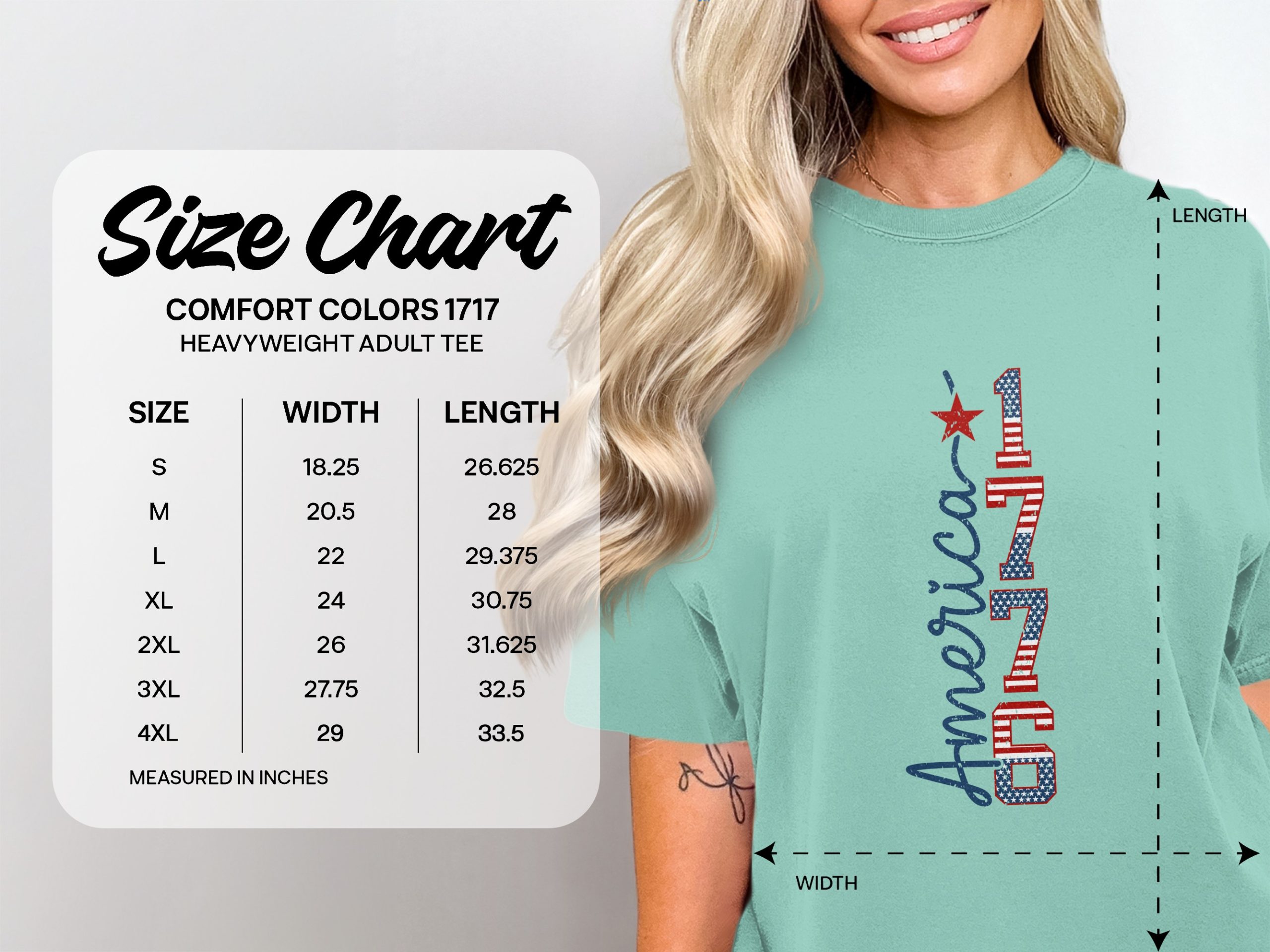 America 1776 Patriotic T-Shirt, Distressed Flag Independence Day Tee, Fourth of July Apparel, Vintage American Pride Gift - Image 4