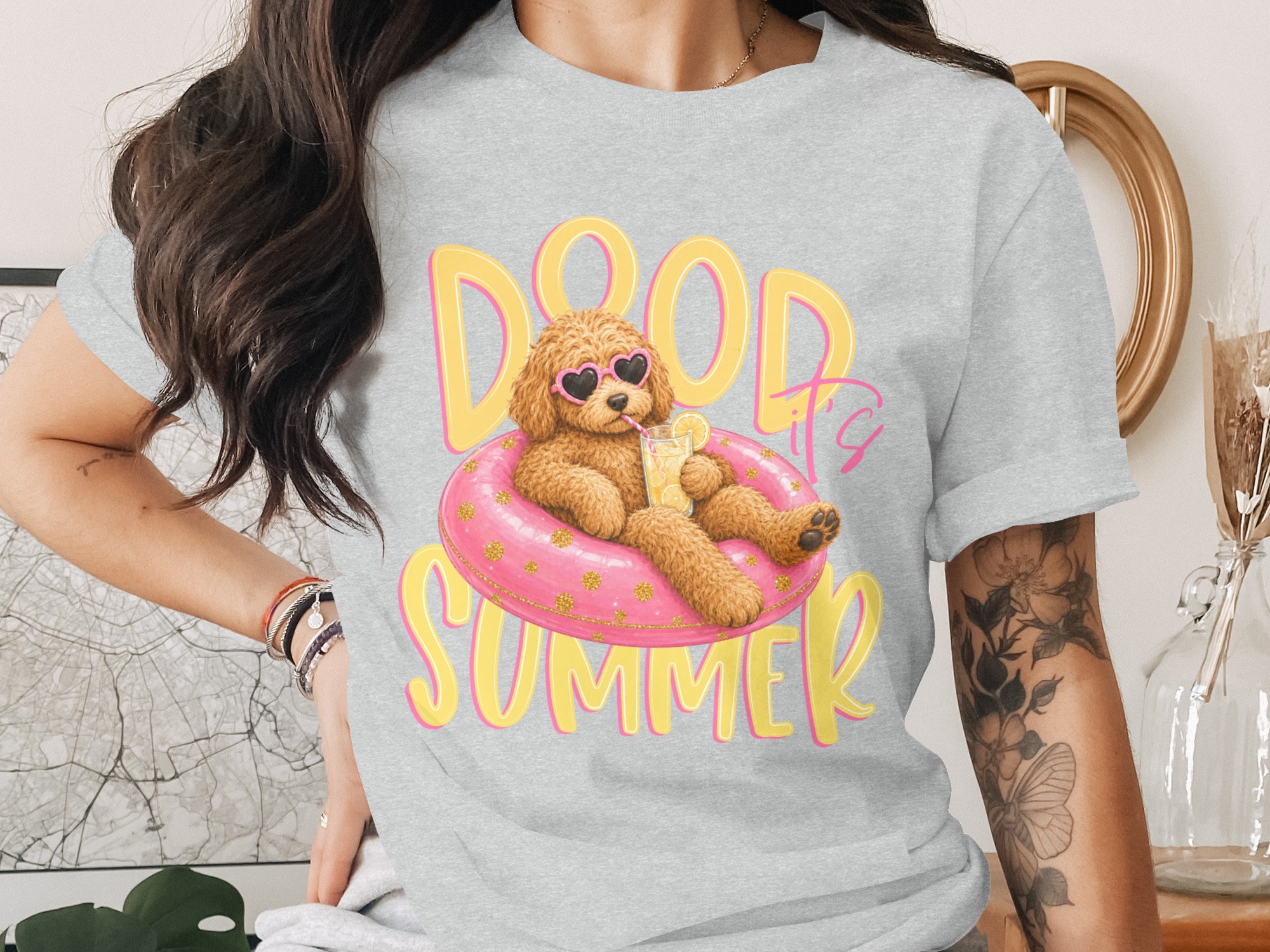 Goldendoodle Summer T-Shirt, Dood It's Summer Tee, Cute Dog Lover Shirt, Labradoodle Mom Gift, Funny Vacation Dog Owner Apparel - Image 2