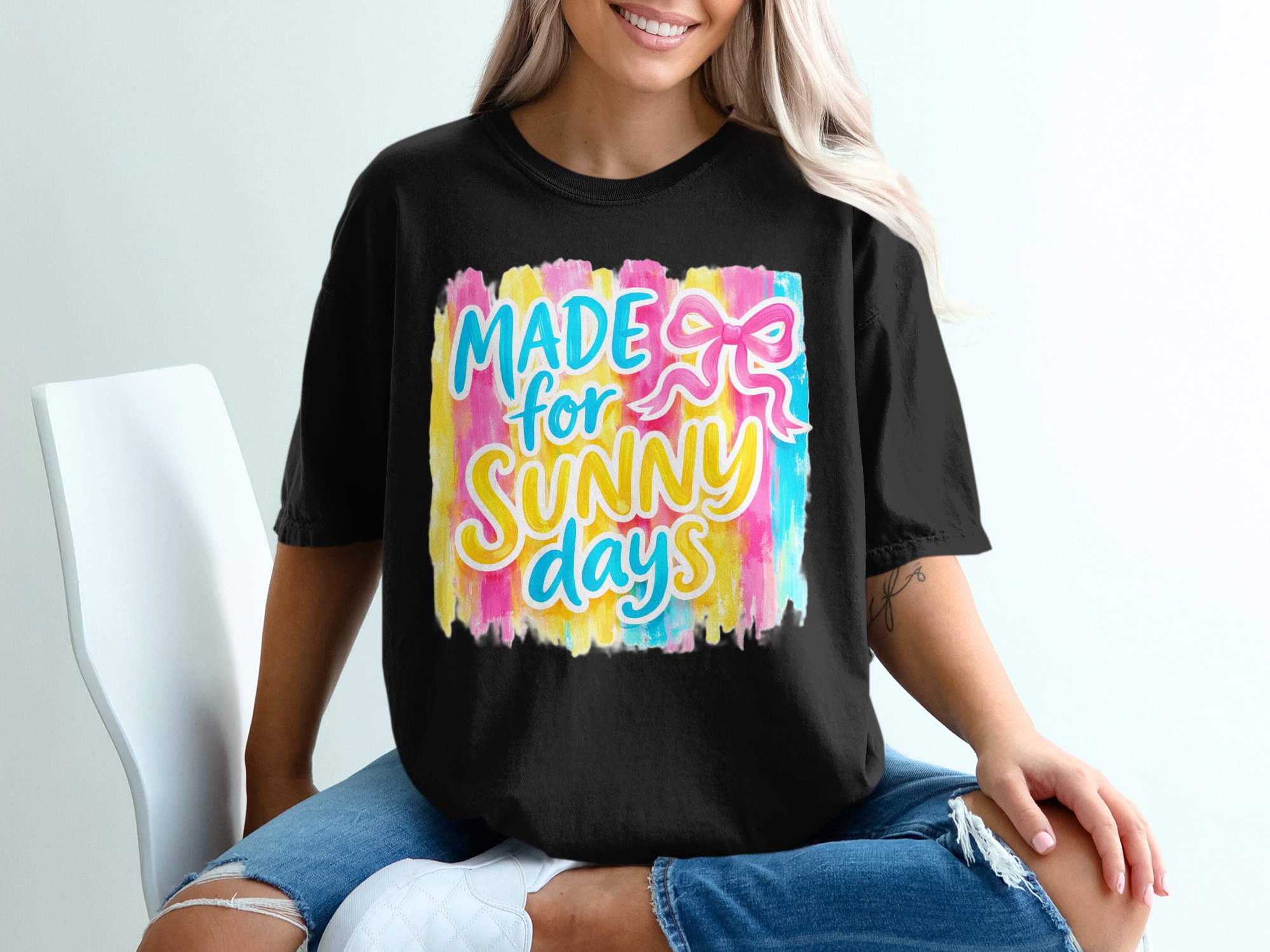Made for Sunny Days T-Shirt, Comfort Colors ® Vacation Tee, Summer Vibes Shirt, Beach Trip Outfit, Cheerful Graphic Tee, Bright Happy Shirt - Image 2