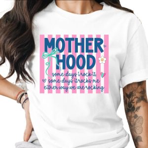 Comfort Colors® Motherhood T-Shirt, Mom Life Shirt, Some Days I Rock It Tee, Funny Motherhood Gift for New Mom, Mama Shirt, Cute Mom Gift