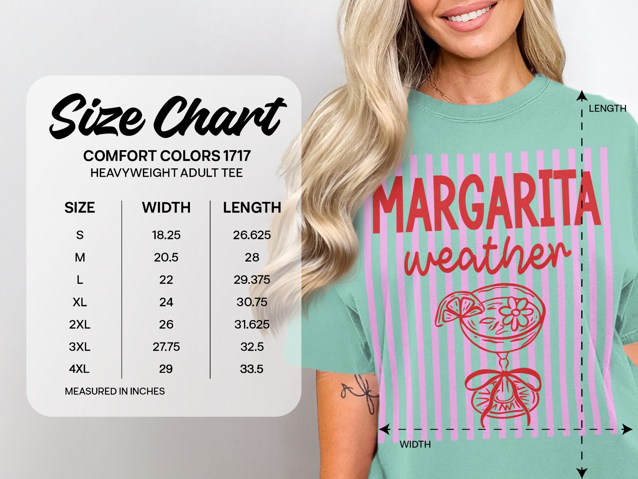 Margarita Weather T-Shirt, Funny Drinking Shirt, Girls Trip Vacation Tee, Summer Beach Lover Gift for Her, Bachelorette Party Top - Image 6