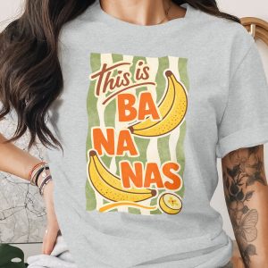 This is Bananas T-Shirt, Funny Banana Tee, Retro Fruit Lover Shirt, Quirky Food Pun T-Shirt, Vintage Graphic Tee, Humorous Gift