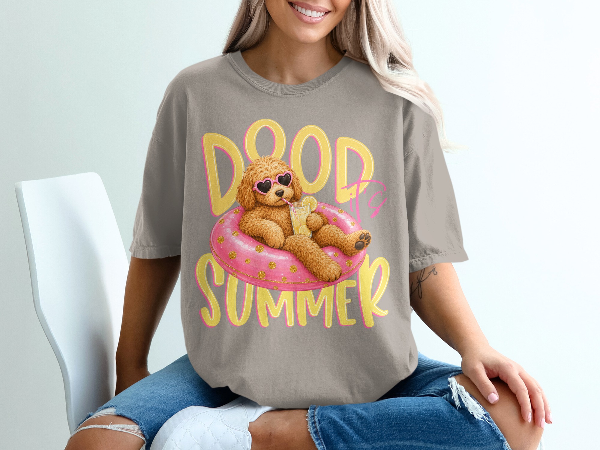 Goldendoodle Summer T-Shirt, Dood It's Summer Tee, Cute Dog Lover Shirt, Labradoodle Mom Gift, Funny Vacation Dog Owner Apparel - Image 11