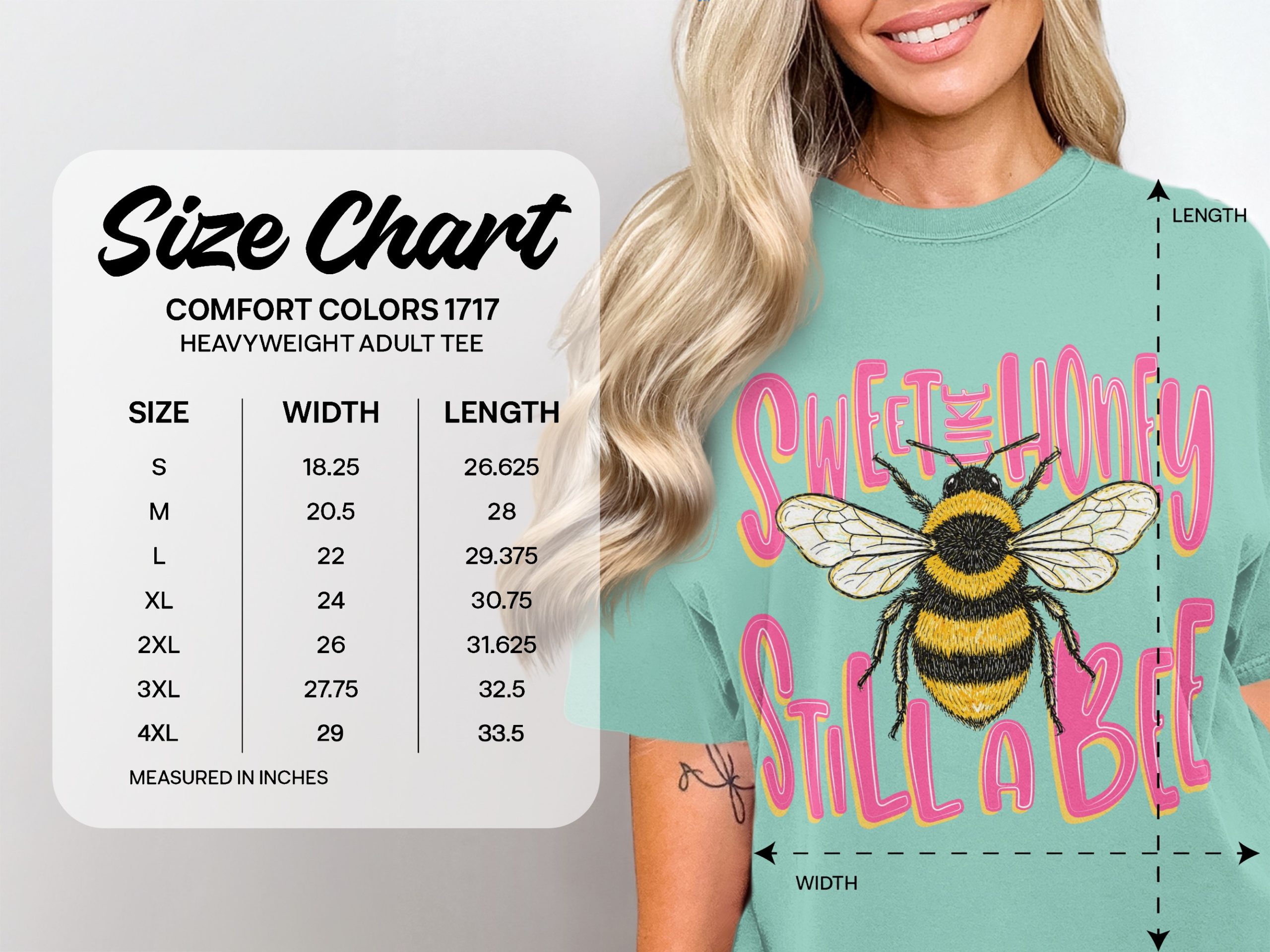 Sweet Like Honey Still A Bee T-Shirt, Sassy Bumblebee Shirt, Funny Bee Lover Tee, Cute Nature Lover Gift for Her, Women's Empowerment Top - Image 6
