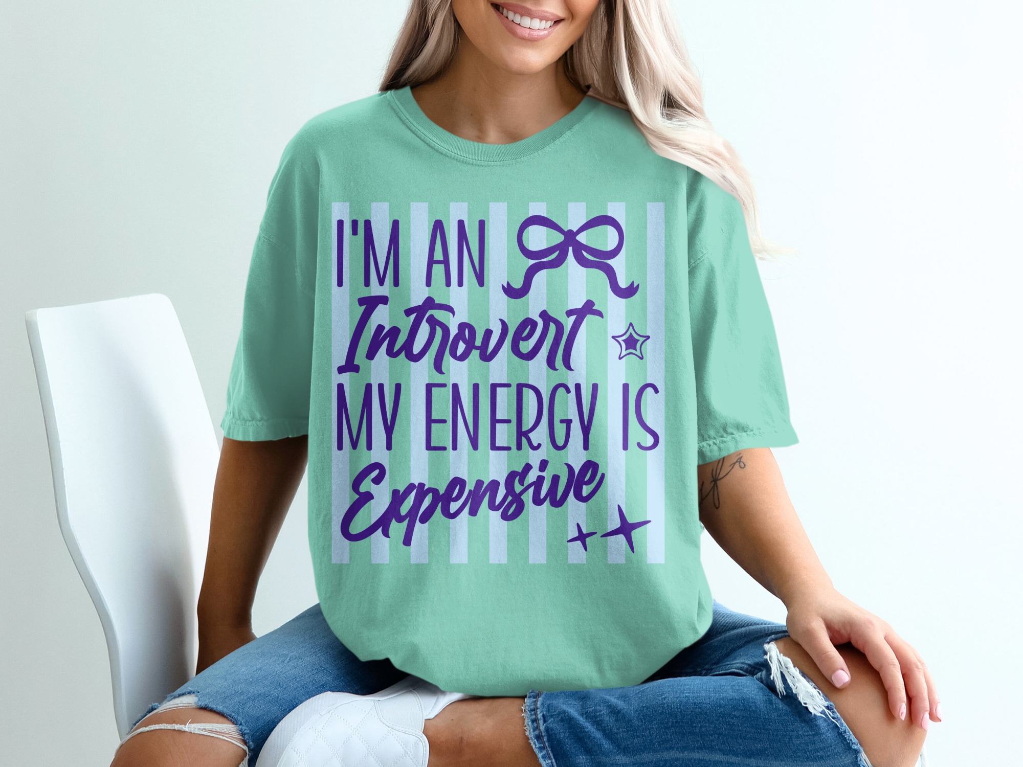 Comfort Colors® Introvert T-Shirt, My Energy Is Expensive Funny Tee, Quiet Person Gift, Social Battery Merch, Sarcastic Quote Shirt, Unique - Image 10