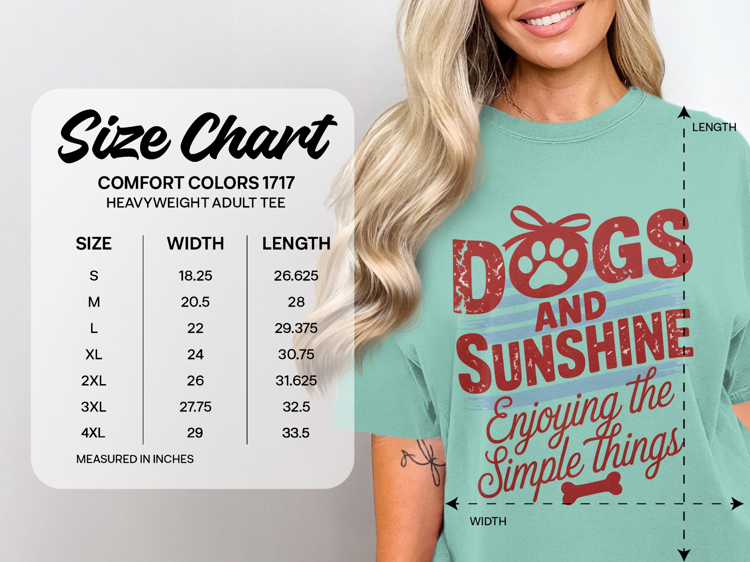Dogs and Sunshine T-Shirt | Enjoying Simple Things Dog Lover Tee | Pet Parent Gift Shirt | Cozy Canine Life Apparel | Dog Mom Gift Top - Image 6