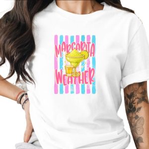 Comfort Colors ® Margarita Weather T-Shirt, Summer Vacation Tee, Bachelorette Party Shirt, Girls Trip, Cocktail Lover Gift