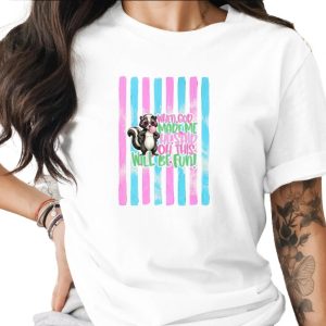 Comfort Colors ® Sassy Skunk T-Shirt, Funny Animal Quote Tee, Bubblegum Star Glasses, Cute Skunk Lover Gift, Whimsical Graphic Shirt