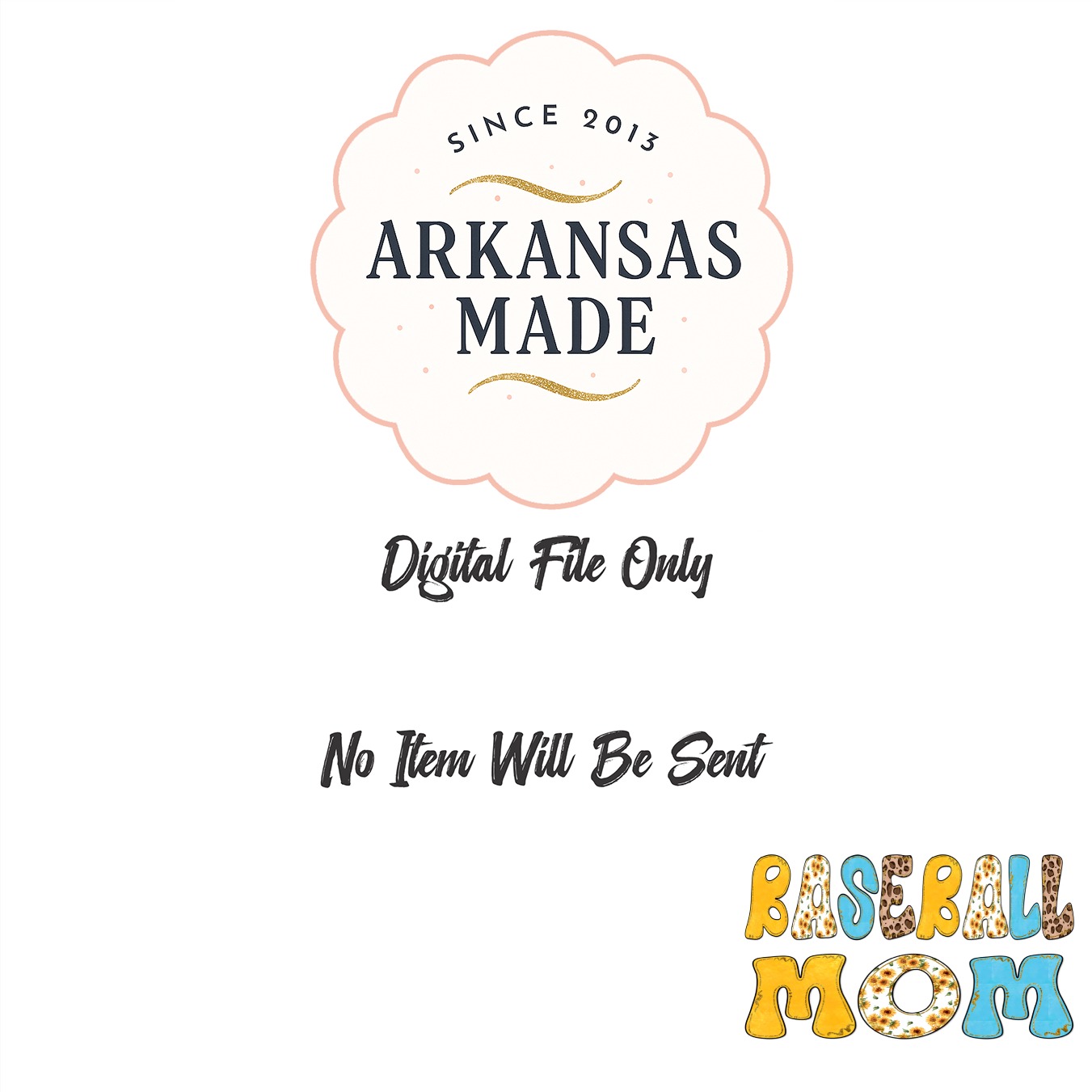 Baseball Mom SVG PNG Digital File, Sunflower Leopard Sports Mama Game Day Sublimation Download Design - Image 3