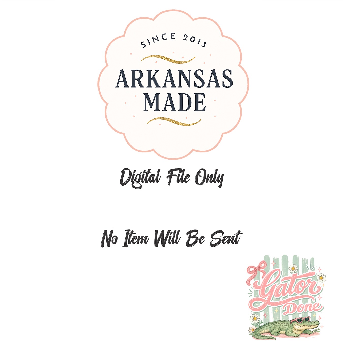 Gator Done PNG Digital Download, Cute Alligator Retro Y2K Design, Southern Preppy Gift for Her, Funny Graduation Tee Sublimation Digital - Image 3