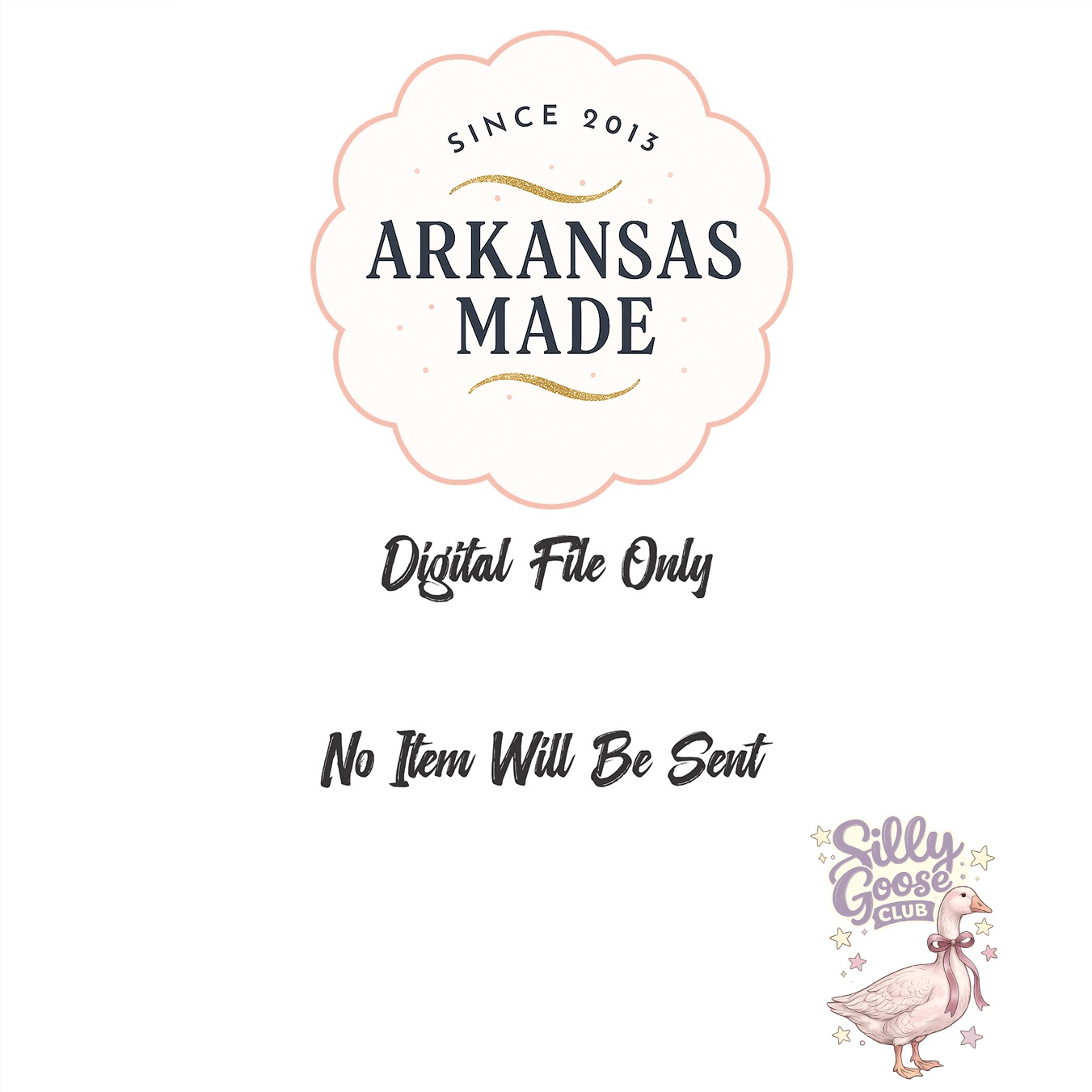 Silly Goose Club PNG Digital Download, Cute Whimsical Goose Design with Bow, Pastel Animal Graphic for Sublimation & Crafts - Image 3