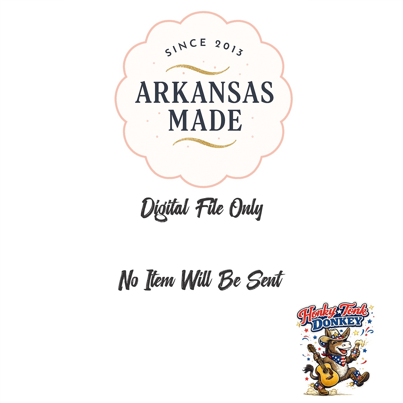 Honky Tonk Donkey PNG, Country Music Digital Download, Patriotic 4th of July Western Design, Beer Guitar Americana File - Image 3