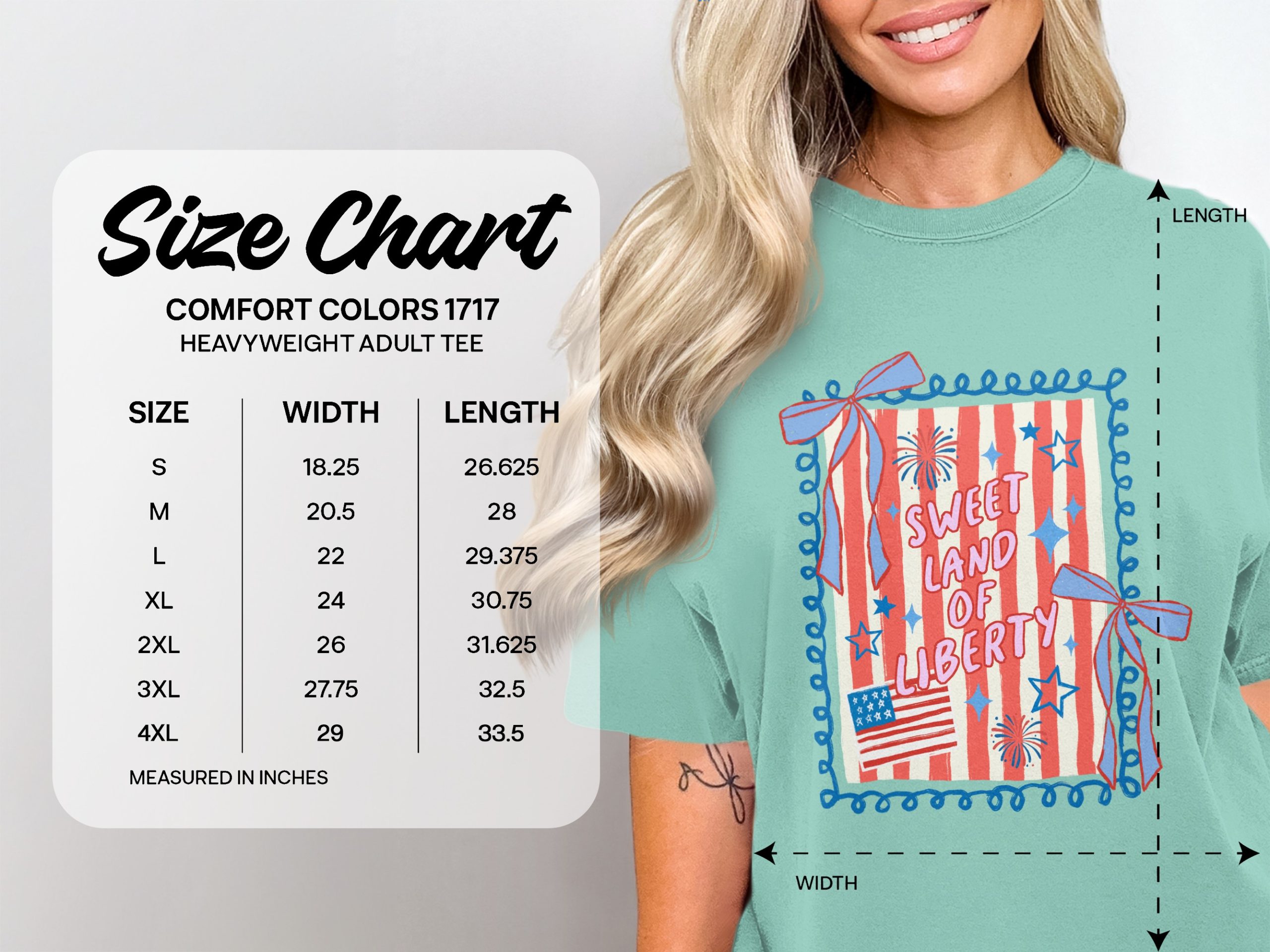 Sweet Land of Liberty T-Shirt, Patriotic American Flag Tee, Vintage Fourth of July USA Shirt, Independence Day Celebration Gift - Image 6