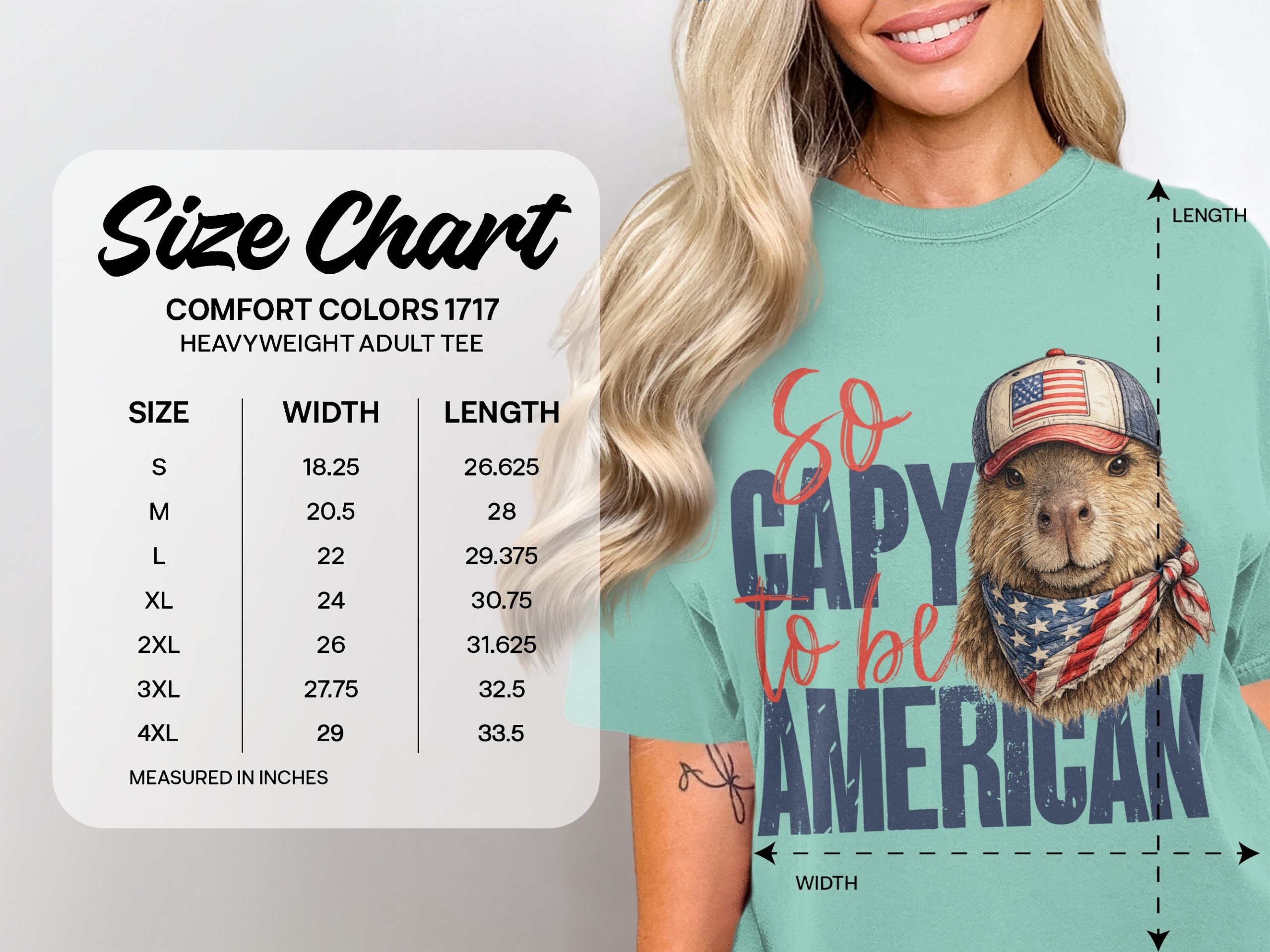 So Capy to be American Capybara T-Shirt - Image 4