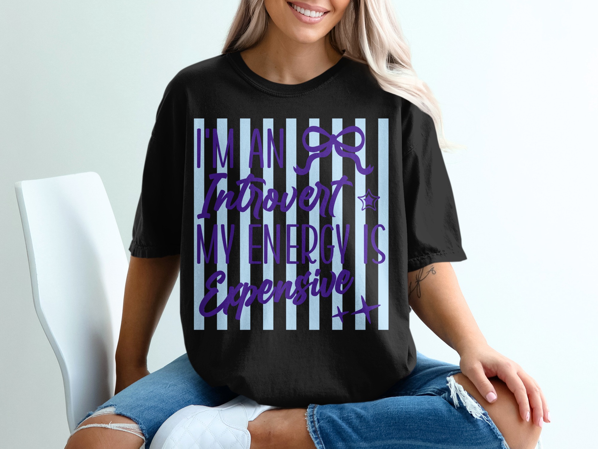 Comfort Colors® Introvert T-Shirt, My Energy Is Expensive Funny Tee, Quiet Person Gift, Social Battery Merch, Sarcastic Quote Shirt, Unique - Image 8