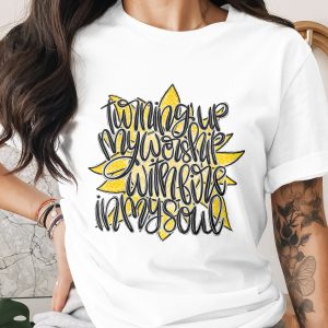 Worship T-Shirt, Turning Up My Worship With Fire In My Soul Tee, Christian Faith Shirt, Inspirational Religious Gift