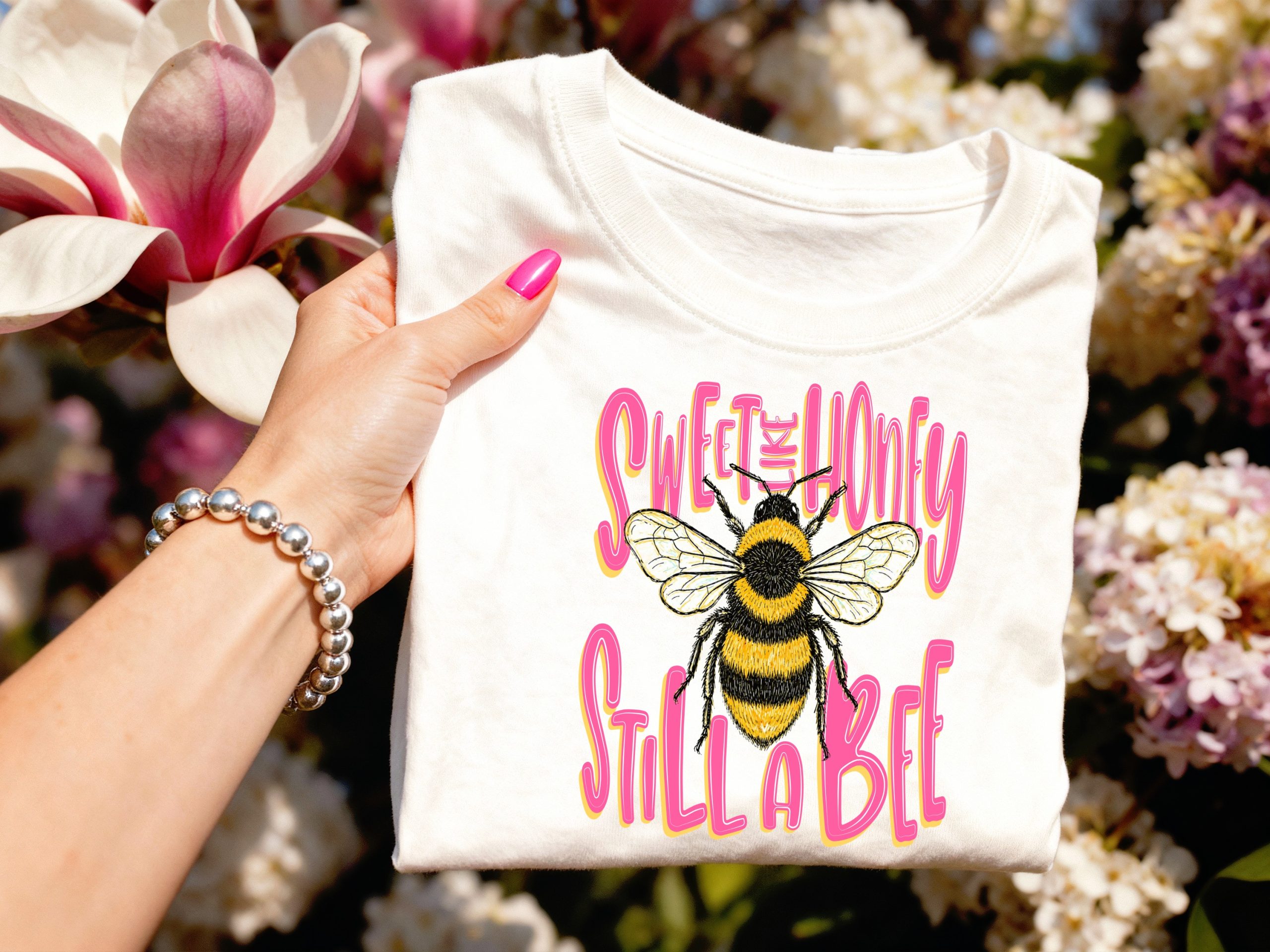 Sweet Like Honey Still A Bee T-Shirt, Sassy Bumblebee Shirt, Funny Bee Lover Tee, Cute Nature Lover Gift for Her, Women's Empowerment Top - Image 3