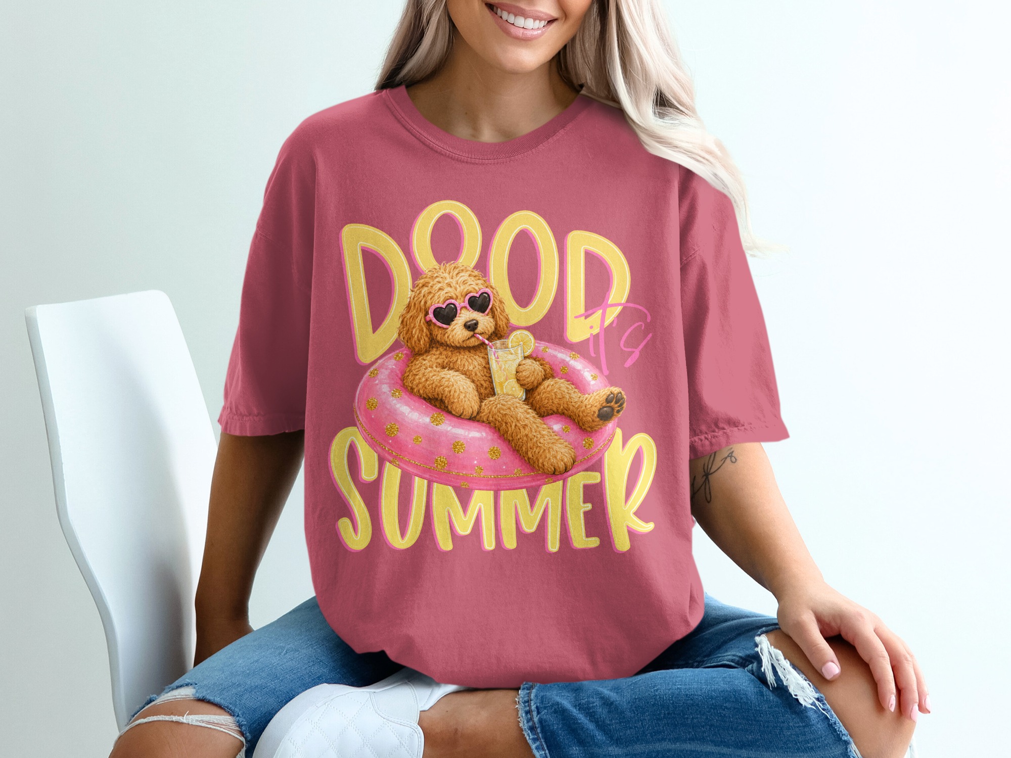 Goldendoodle Summer T-Shirt, Dood It's Summer Tee, Cute Dog Lover Shirt, Labradoodle Mom Gift, Funny Vacation Dog Owner Apparel - Image 15