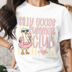 Silly Goose Summer Club Retro Fun T-Shirt