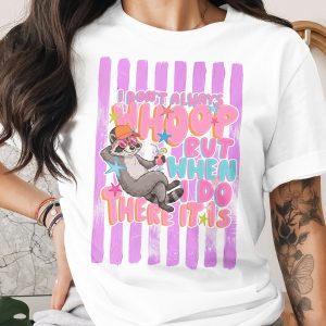 Comfort Colors® Raccoon T-Shirt, Funny Party Animal Whoop There It Is Tee, Quirky Retro Graphic Shirt, Summer Vacation Gift, Humorous
