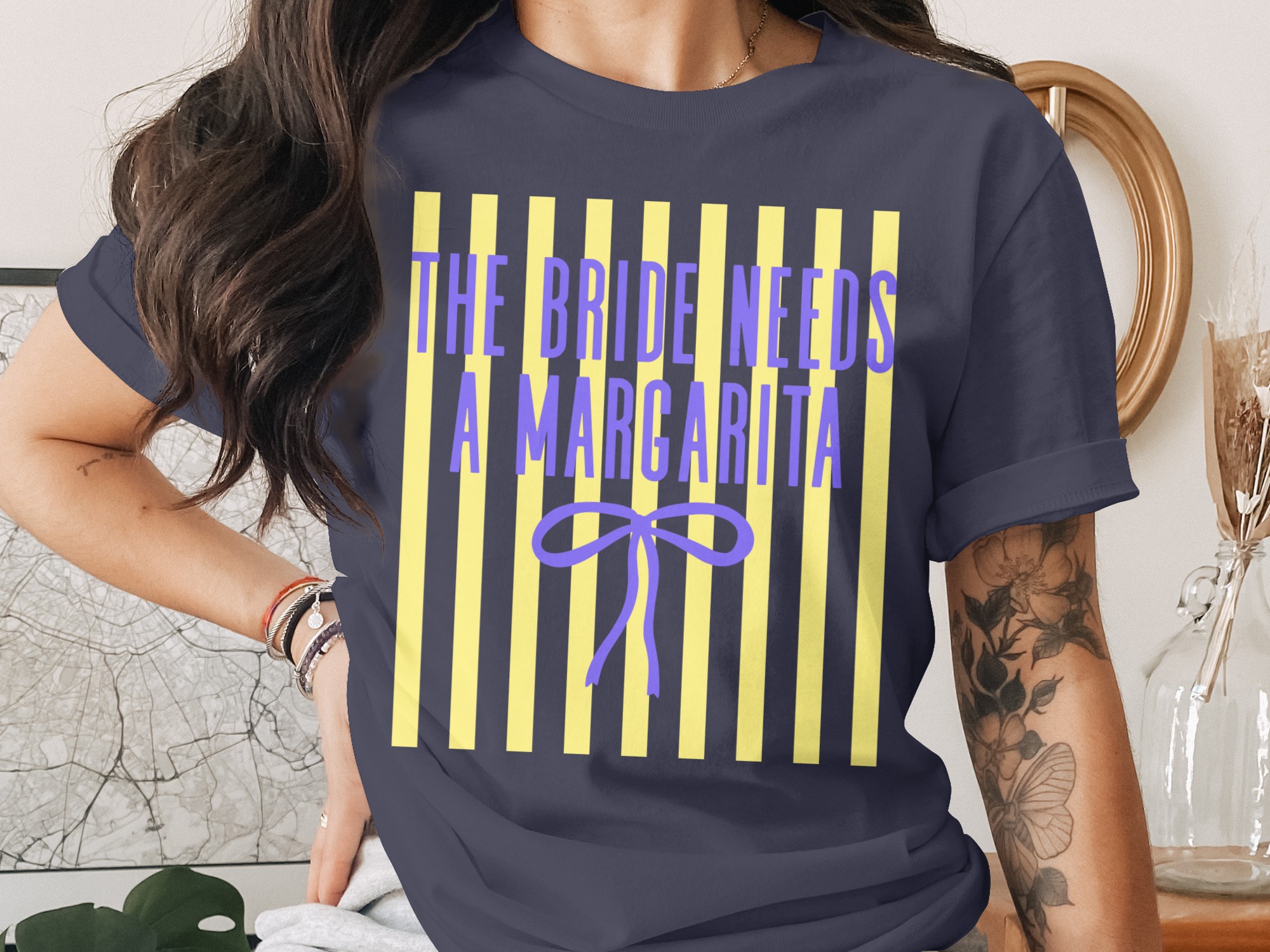 The Bride Needs A Margarita Comfort Colors® T-Shirt, Bachelorette Party Tee, Bridal Shower Gift, Future Mrs Shirt, Engagement - Image 3