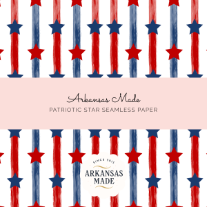 Patriotic Digital Paper Red Blue Stars Stripes Distressed Americana Seamless Pattern for July 4th Crafting and Scrapbooking
