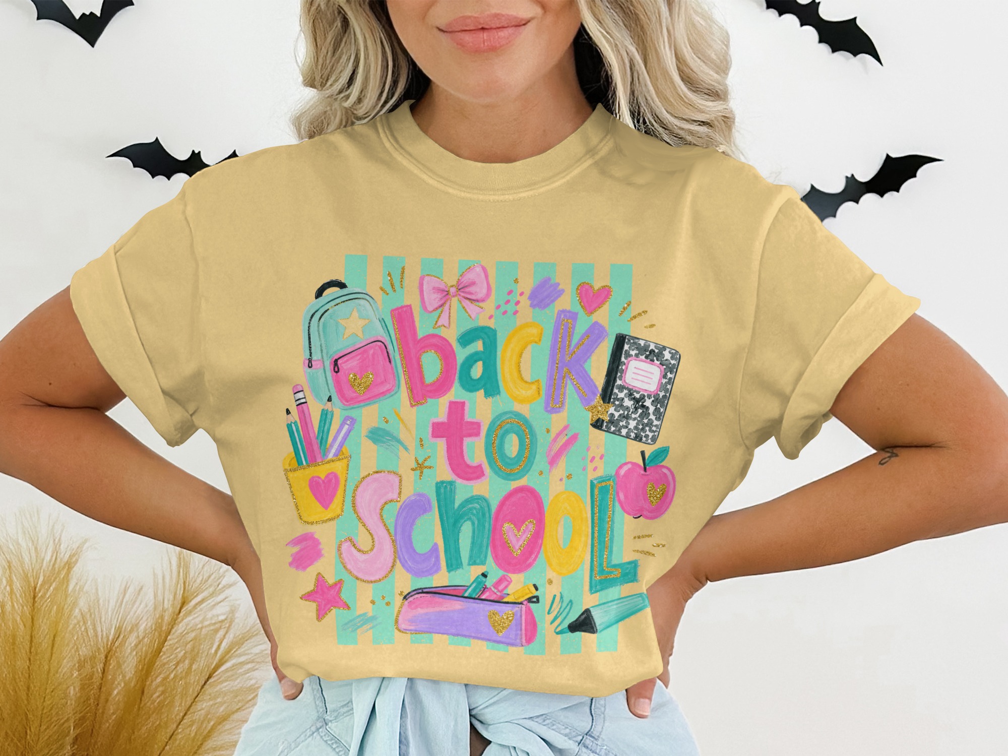 Back to School T-Shirt | First Day of School Tee | Teacher Appreciation Gift | Student Supplies Colorful Shirt | New Academic Year - Image 4