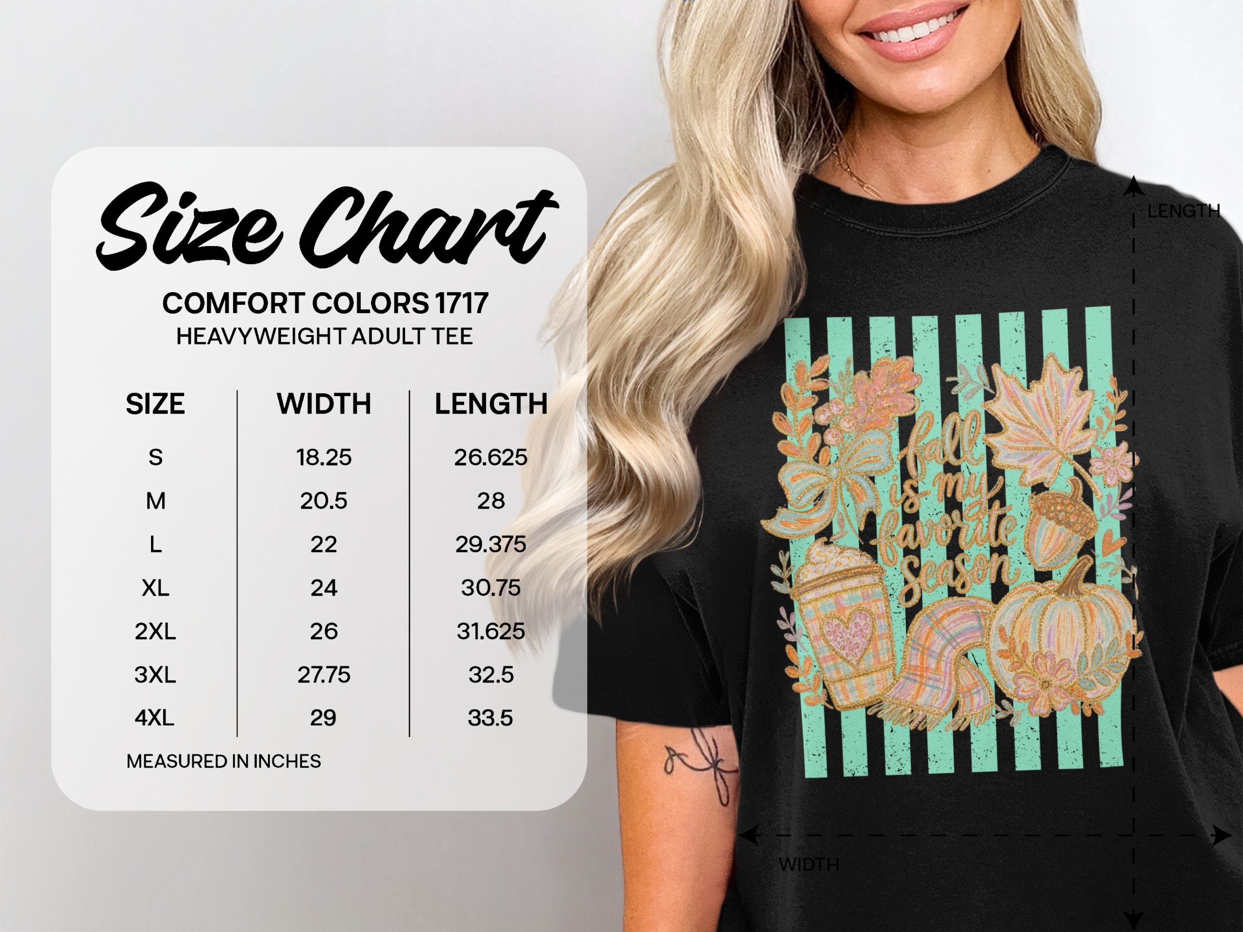 Fall Favorite Season T-Shirt, Cozy Sweater Weather Tee, Autumn Vibes Shirt, Pumpkin Spice Lover Gift, Cute Fall Graphic Top - Image 6