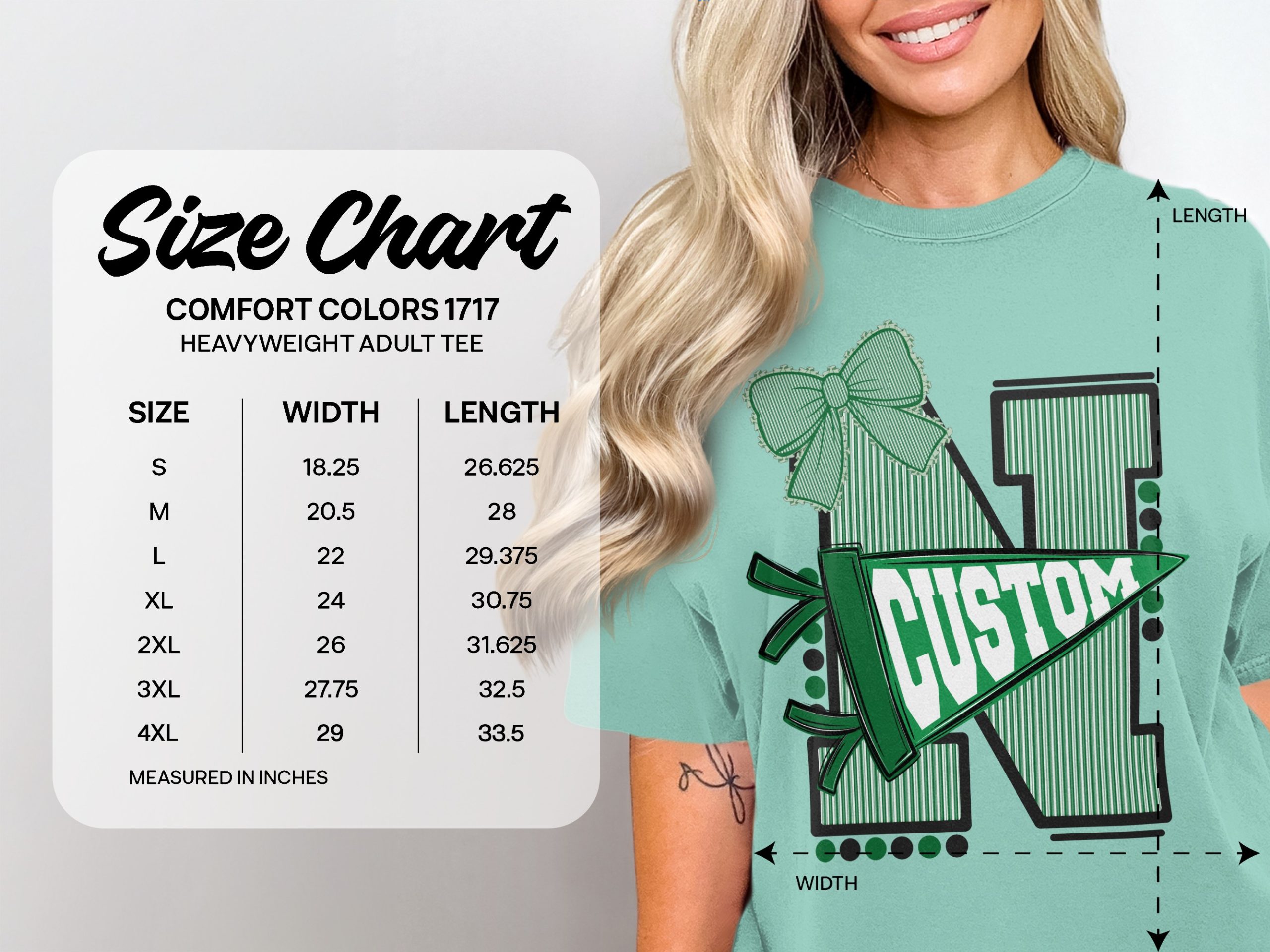 Custom Initial Varsity Letter T-Shirt, Personalized School Spirit Tee, College Game Day Outfit, Custom Mascot Name, Graduation Gift - Image 6