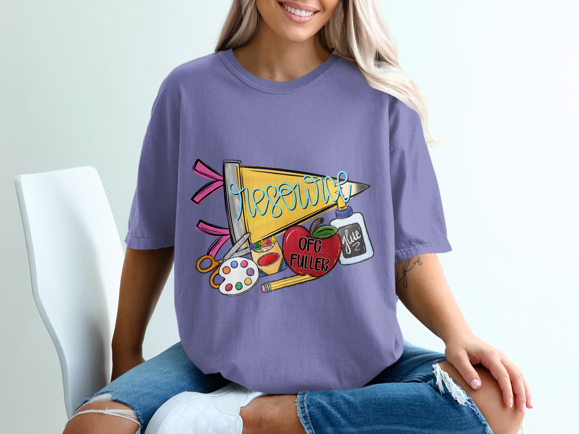 Resource Teacher Shirt, Teacher Appreciation Gift T-Shirt, Back to School Educator Top, Customizable Teacher Life Tee - Image 13
