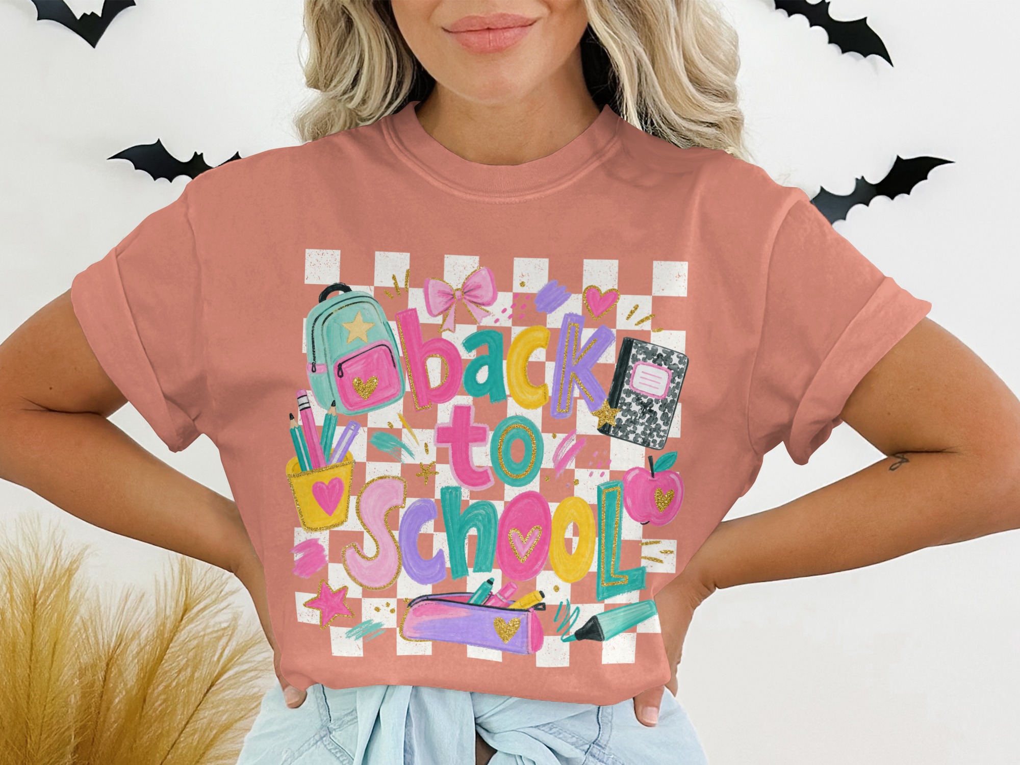 Back to School Shirt, Colorful Teacher Tee, First Day of School Student Shirt, Fun Academic Year Graphic T-Shirt Gift - Image 2