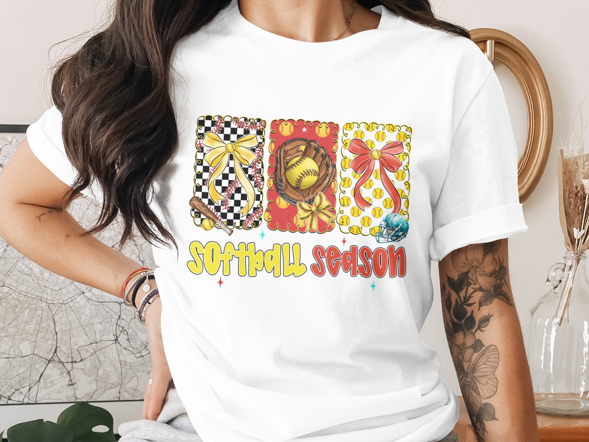 Softball Season T-Shirt, Comfort Colors® Softball Mom Tee, Player Gift, Game Day Shirt, Team Spirit Apparel