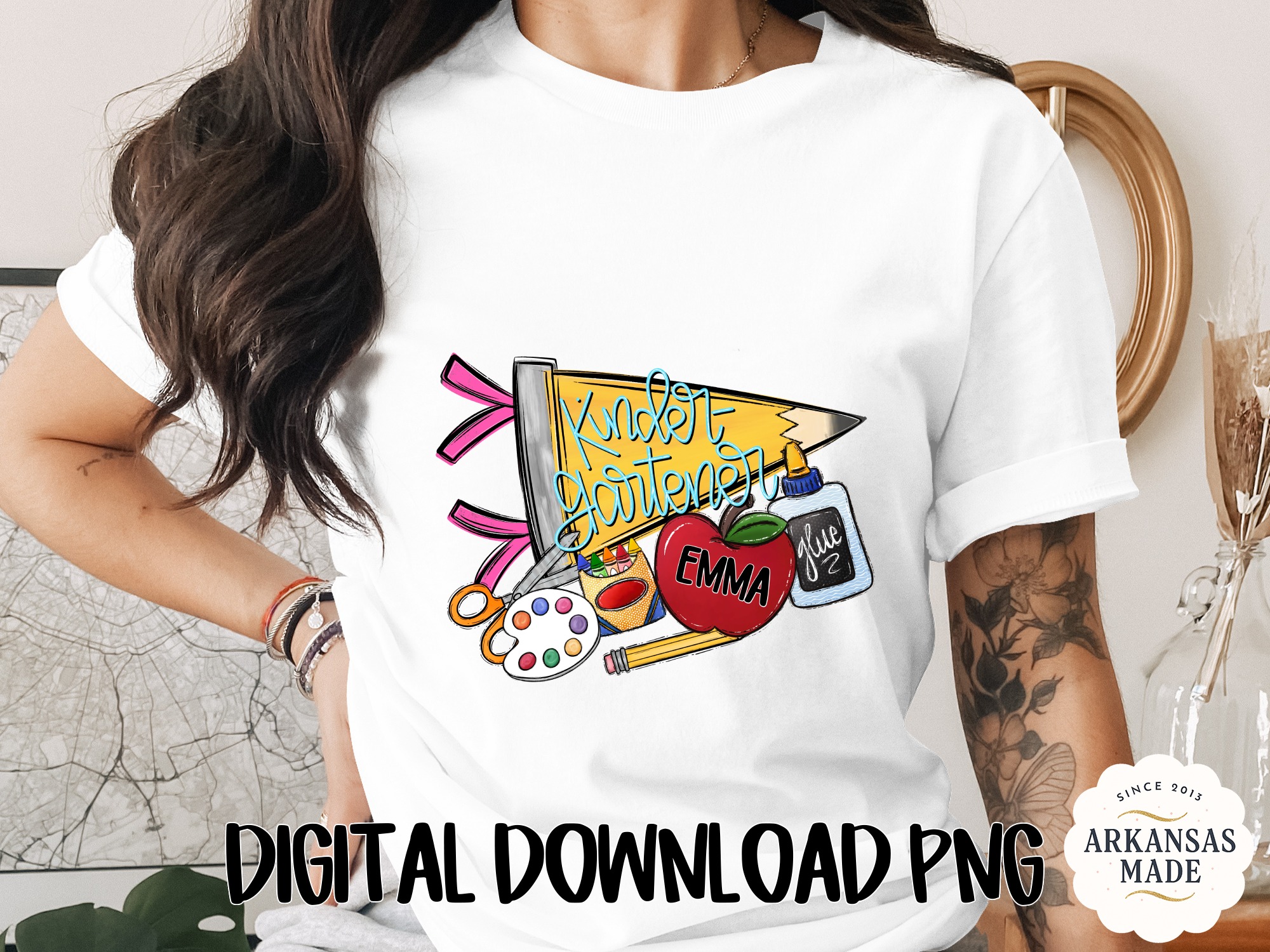 Kindergarten Teacher T-Shirt | Personalized Back to School Gift | First Day of School Tee | Custom Teacher Appreciation Shirt