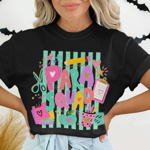 Para Squad T-Shirt, Paraprofessional Gift, Teacher Aide Shirt, School Staff Apparel, Educator Appreciation Tee for Support Staff