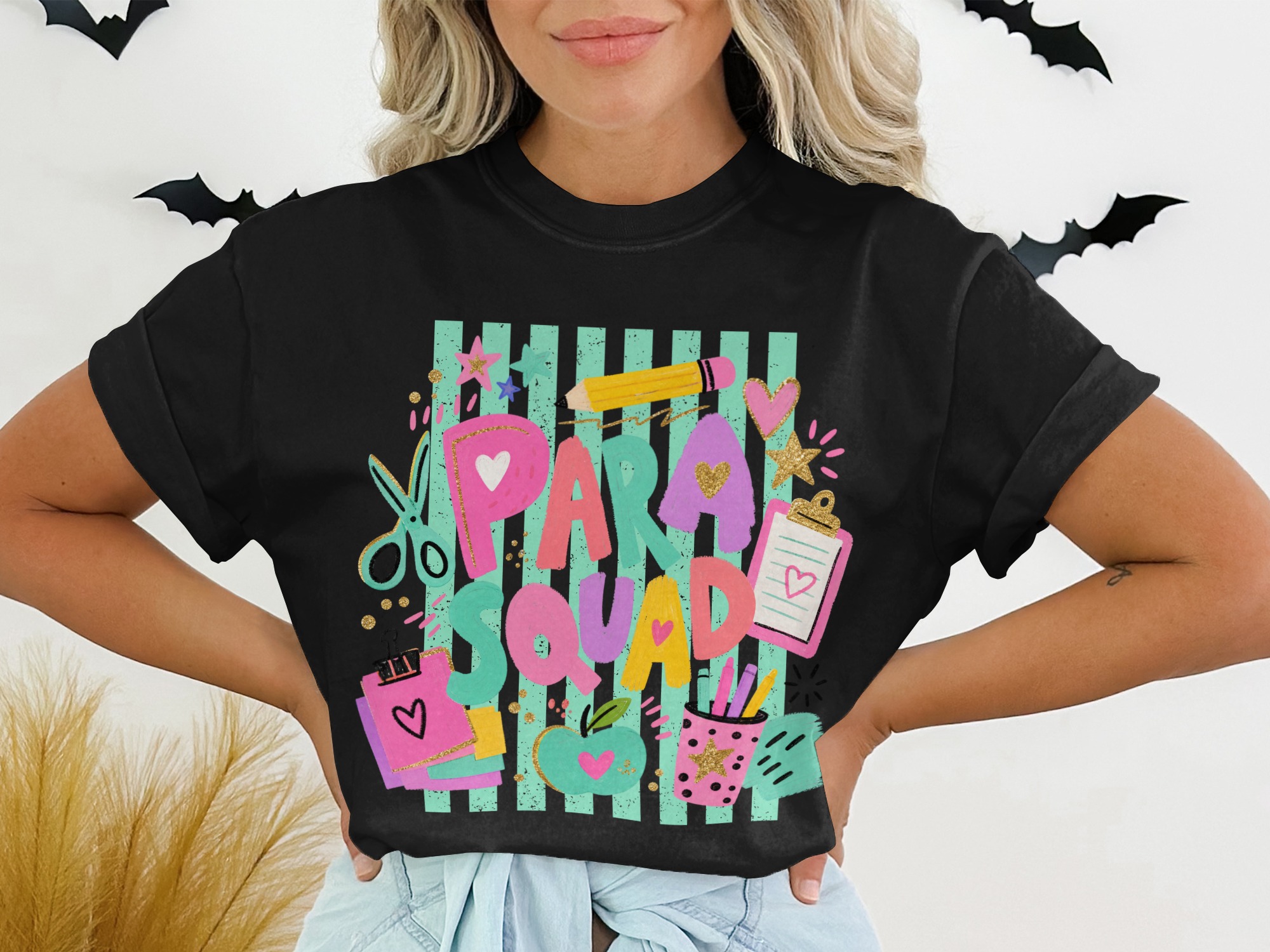 Para Squad T-Shirt, Paraprofessional Gift, Teacher Aide Shirt, School Staff Apparel, Educator Appreciation Tee for Support Staff